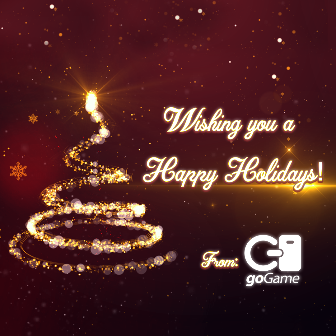 gogame's tweet image. It's the most wonderful time of the year, goGetters! Wishing everyone a happy holiday. Let's take this moment to look back and be thankful for all the great things we have accomplished for the year. Cheers everyone! ^_^