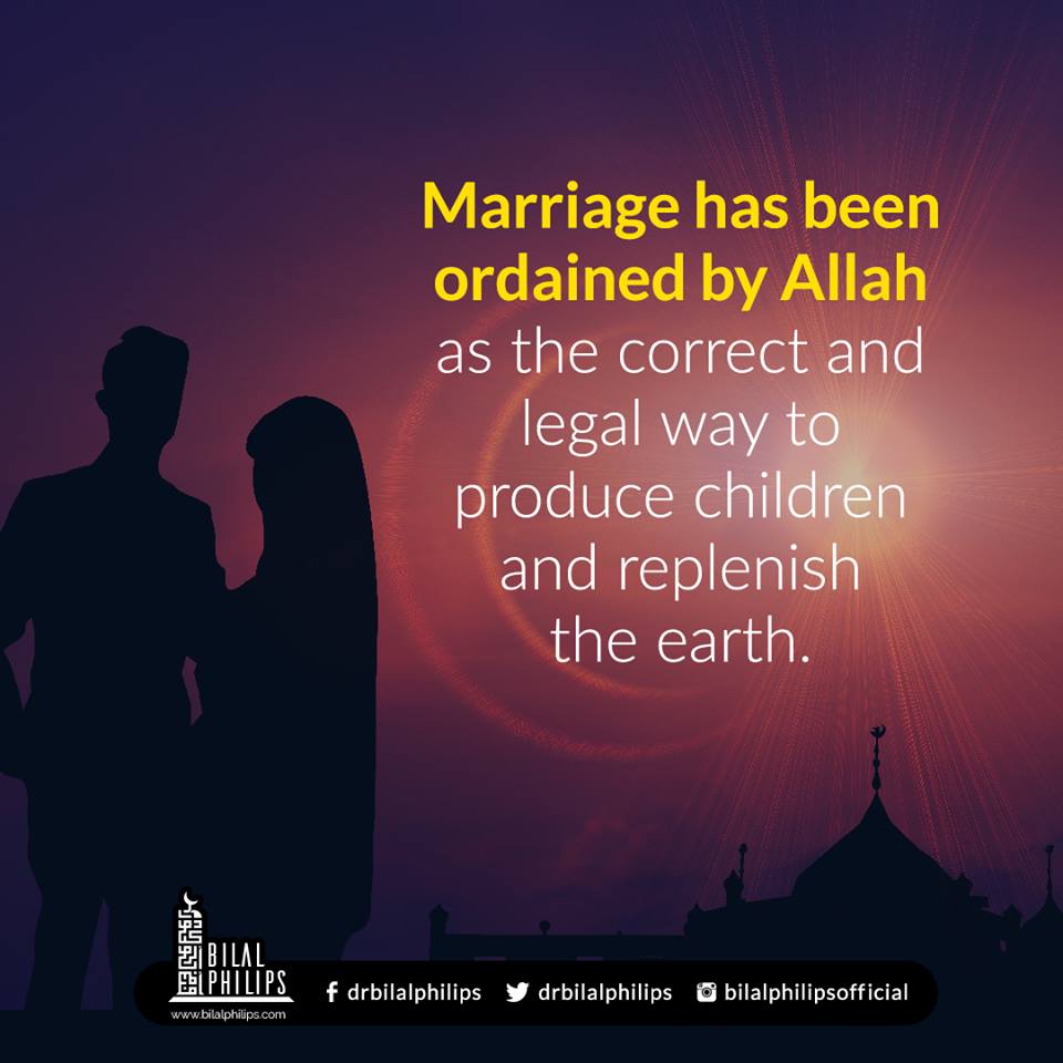 It is only through marriage that a relationship can grow and prosper by the Will of Allah. #IslamicMarriage #MarriageInIslam