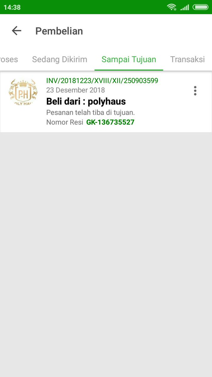 folvox_manzone's tweet photo. @TokopediaCare Siang min..
Mhn bantuanny  nmr kurir Go-Send yg antar orderan sy d bawah ini. Status ny udah smpe di tujuan, tapi saya ga nerima sm sekali, saya di rumah aj ga kmna2.. dia jg ga nlpon sm sekali https://t.co/yQV04277Af