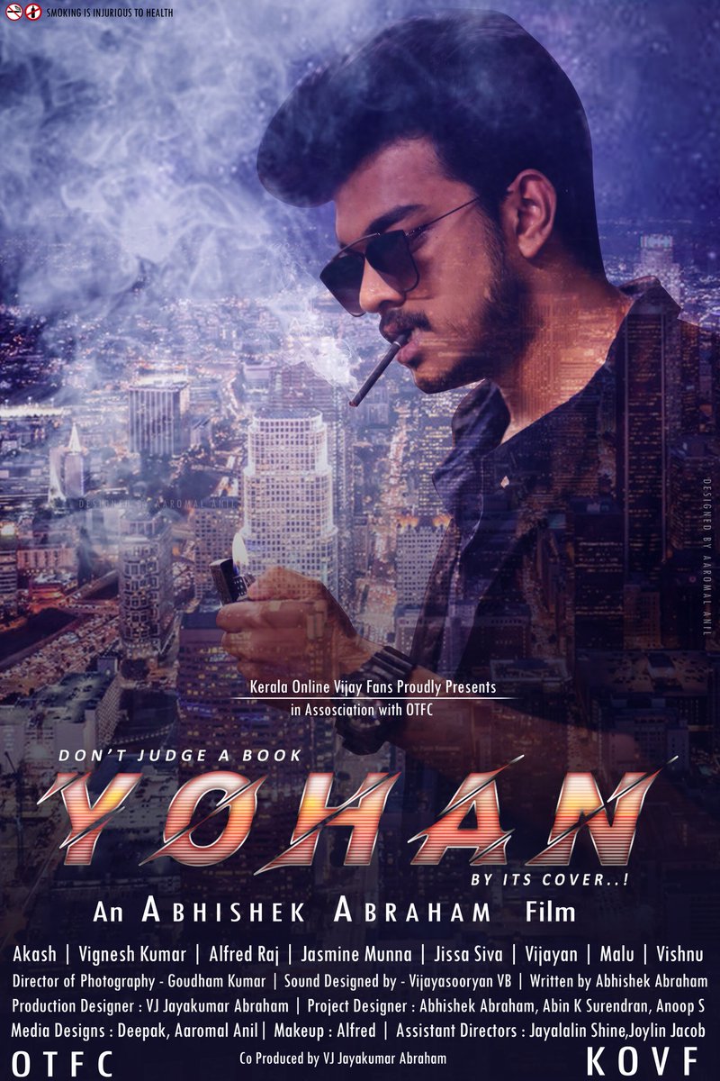 vmicgnrofficial's tweet photo. Here #YohanSecondLook Poster 😎 #SARKARHitsHalfCentury #MerryChristmas 

#KOVF #OTFC @OTFC_Off #YohanShortFilm @YohanShortFilm https://t.co/r0KDHhsLvi