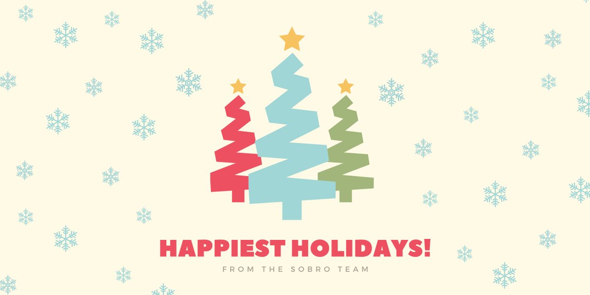 #HappyHoliays from all of us at #TheSoBro! 😊 🎄 🎁