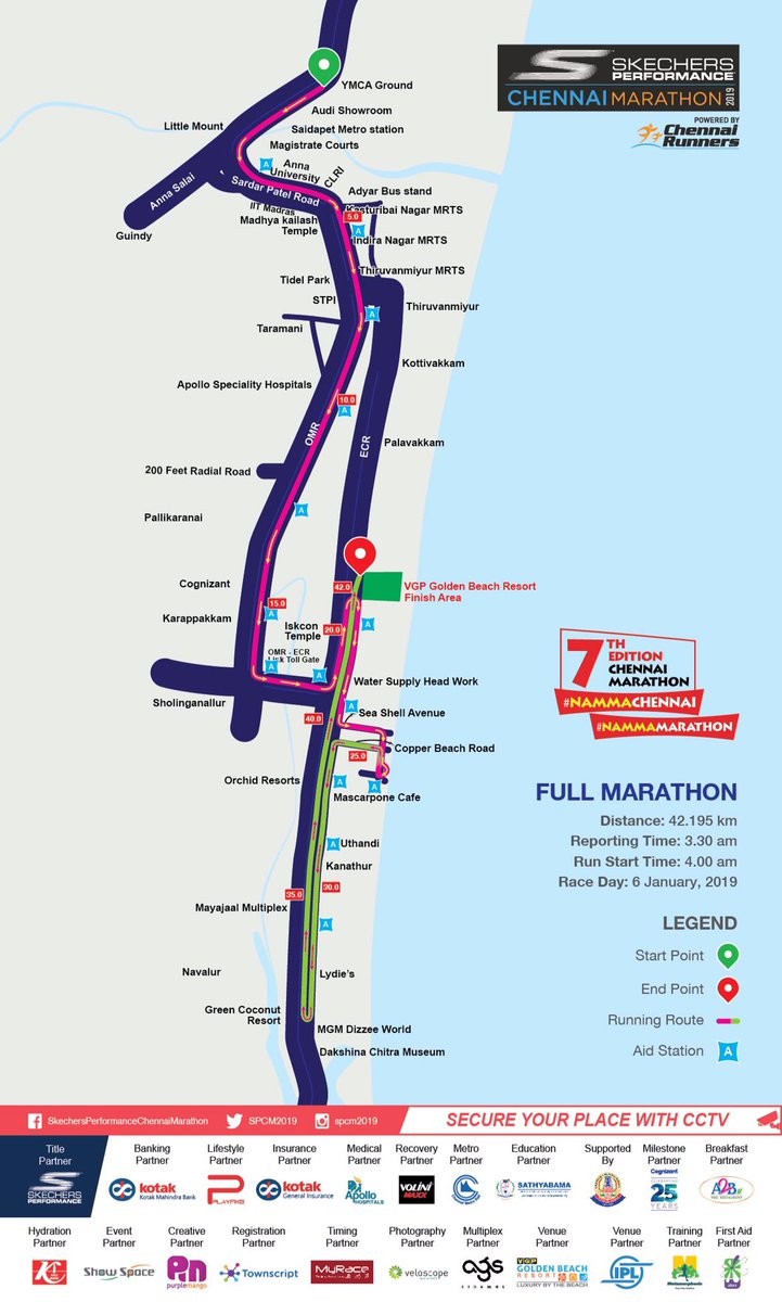 skechers marathon route