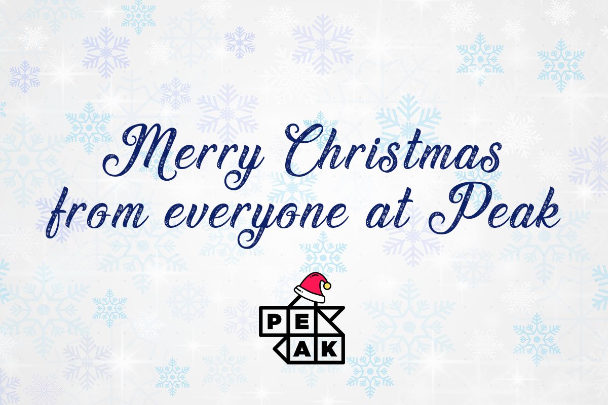 Peak_HQ's tweet photo. Have a very #MerryChristmas from all of us here at Peak 🎄 https://t.co/NGFKJxKokN