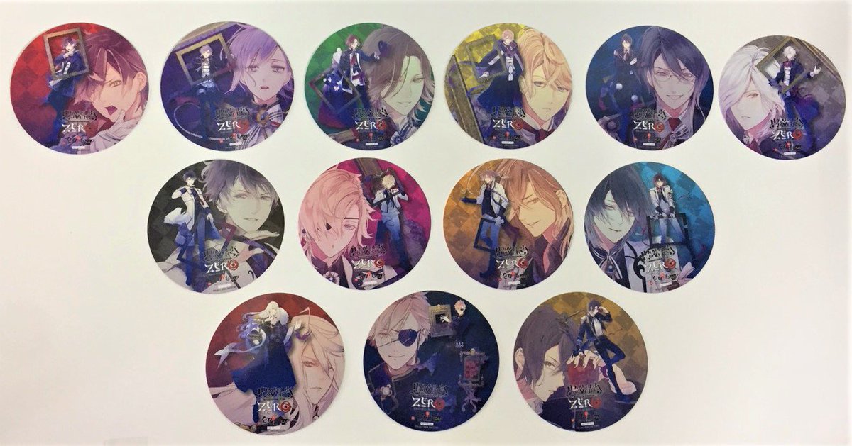 DIABOLIK LOVERS ZERO in なぞともカフェ 缶バッジ LOVERS DIABOLIK in