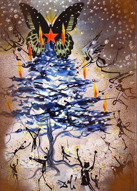 jadecoles_'s tweet photo. HAPPY CHRISTMAS

Her's my last Fine Art Christmas Tree - A surreal Christmas card illustration by Salvador Dali (1960). May your day be full of giant flaming butterflies and cheeseboards 

#TreeTuesday #CountdowntoChristmas https://t.co/RrYiQpSOHG