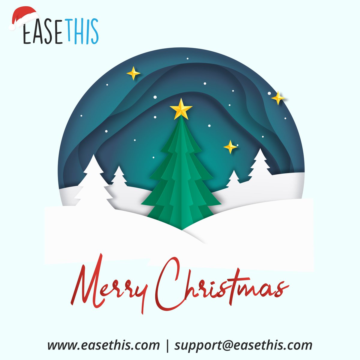 easethisIndia's tweet photo. May your heart and home be filled with all of the joys the festive season brings.
Team Easethis wishes everyone #MerryChristmas!🎄🎉 https://t.co/D3wPGBe7Ir