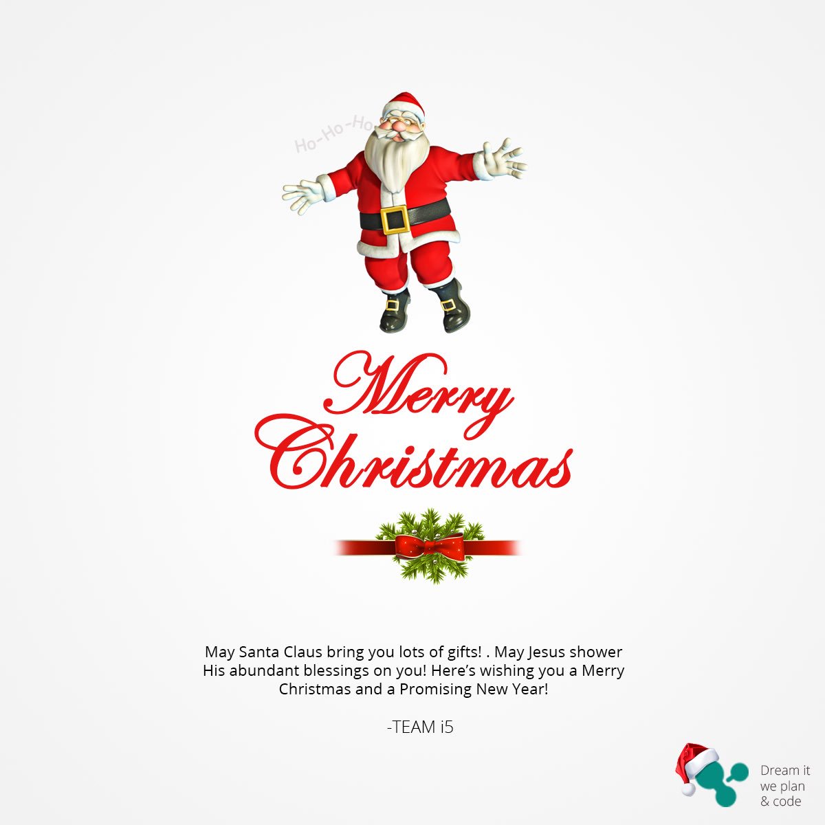 _nicholaschun's tweet photo. From @i5digitalabs Team we want to say a very big thank for making 2018 blissful, we look forward for a better 2019. Merry Christmas and a happy new year. https://t.co/bINXBYuTi0