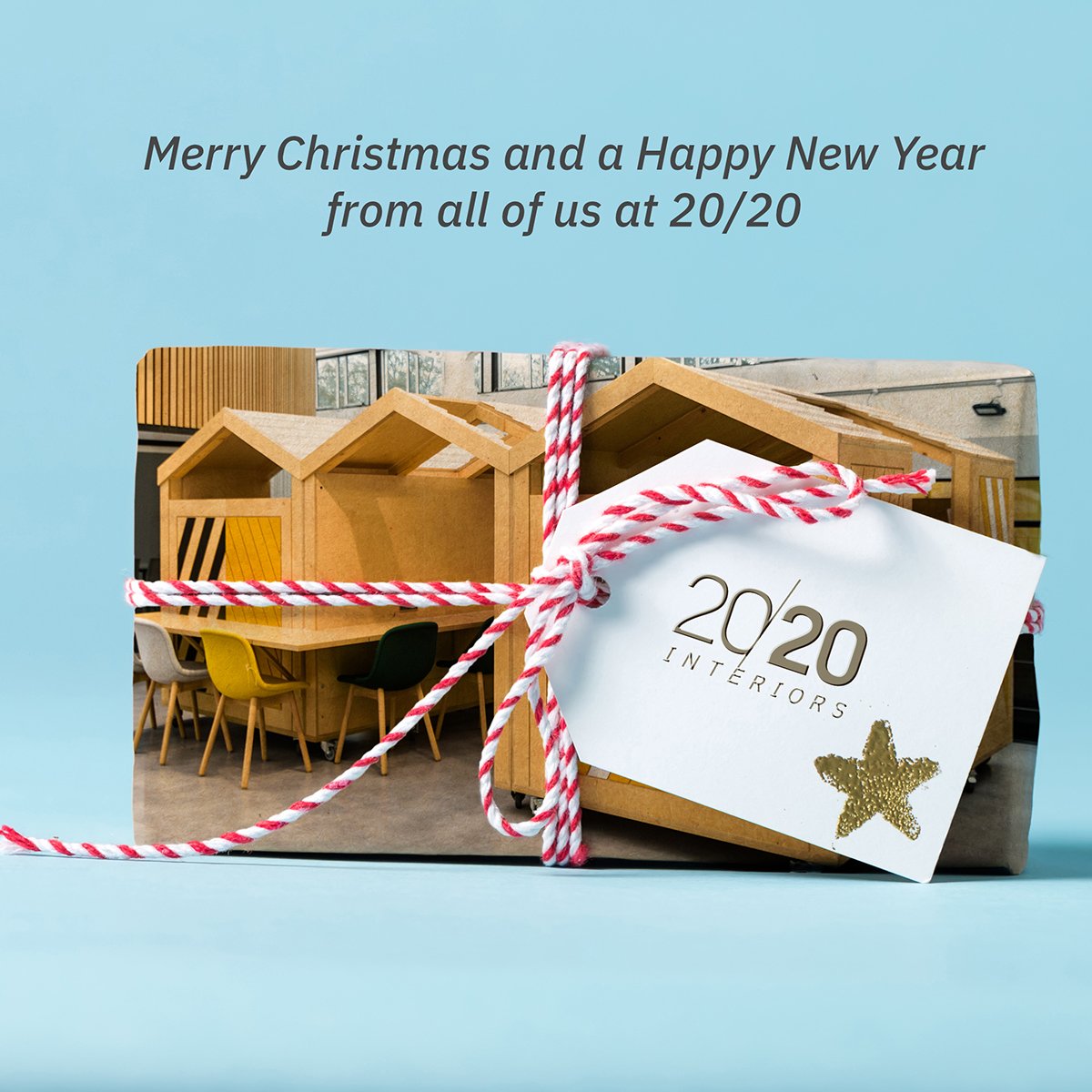 2020_interiors's tweet photo. Merry Christmas from all of us here at 20/20. We will be reopening &amp; ready for action from Wed 2 Jan 2019. #MerryChristmas #HappyNewYear #NadelikLowen  #BlydhenNowydhDa #2020interiors #2020 #interiordesign #workplacedesign  #officedesign #designandbuild https://t.co/NCoeznfL9D https://t.co/BT12bRXv8v