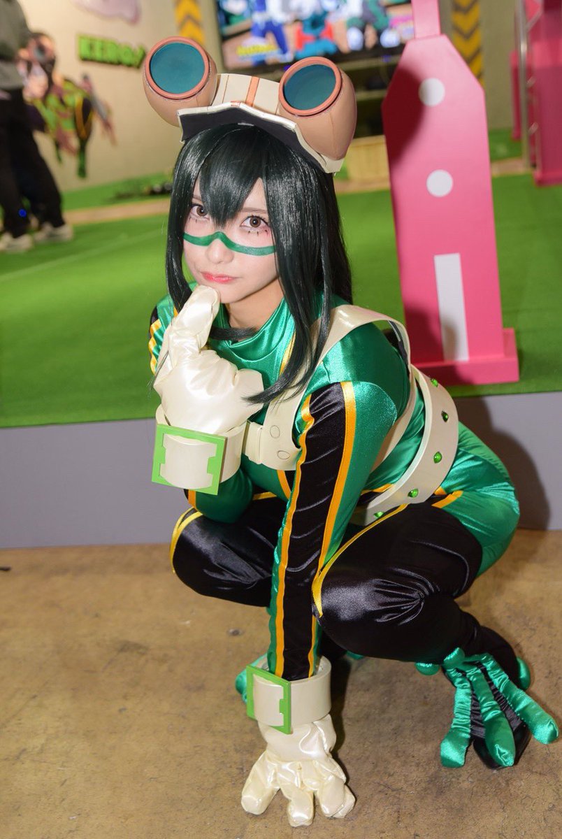 シイナ On Twitter ジャンプフェスタ2019 コスプレ 僕のヒーローアカデミア バーチャル体験ブース ヒロアカ 蛙吹梅雨 1 2枚目 A2cthuglife 3枚目 Jmaki Vr46 4枚目 Hiroyukimatsumu ジャンフェス 僕のヒーローアカデミア ヒロアカ ジャンプフェスタ Jf2019
