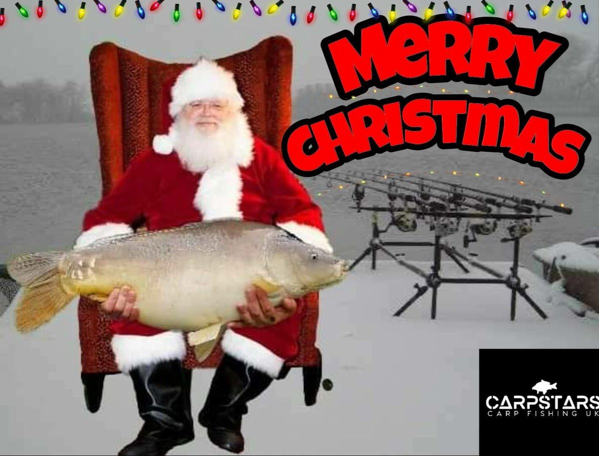 Merry Christmas from everyone at R &amp; P BAITS AND RIGS .. and GO FISH ..!!!!! CARPiche ..🎣🐟