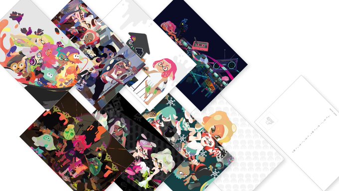 スプラトゥーン2 マイニンテンドーストアに イカすポストカードコレクション が登場 プラチナポイントと交換可能 インサイド