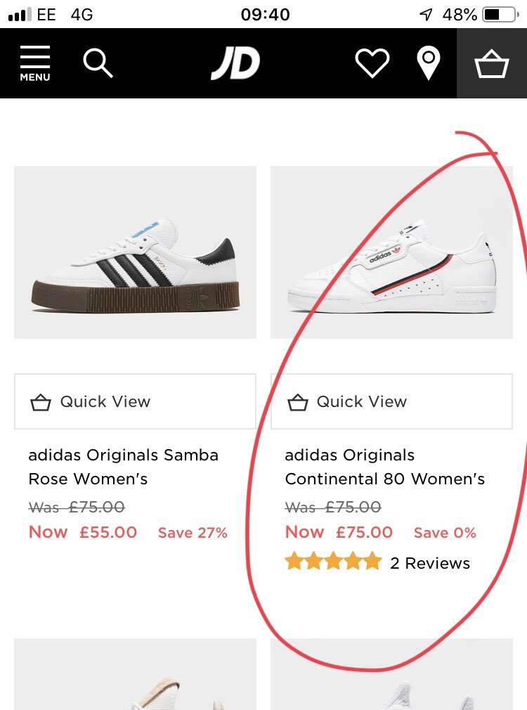 GKFT's tweet image. What an absolute BARGAIN from @JDOfficial #SaleFail