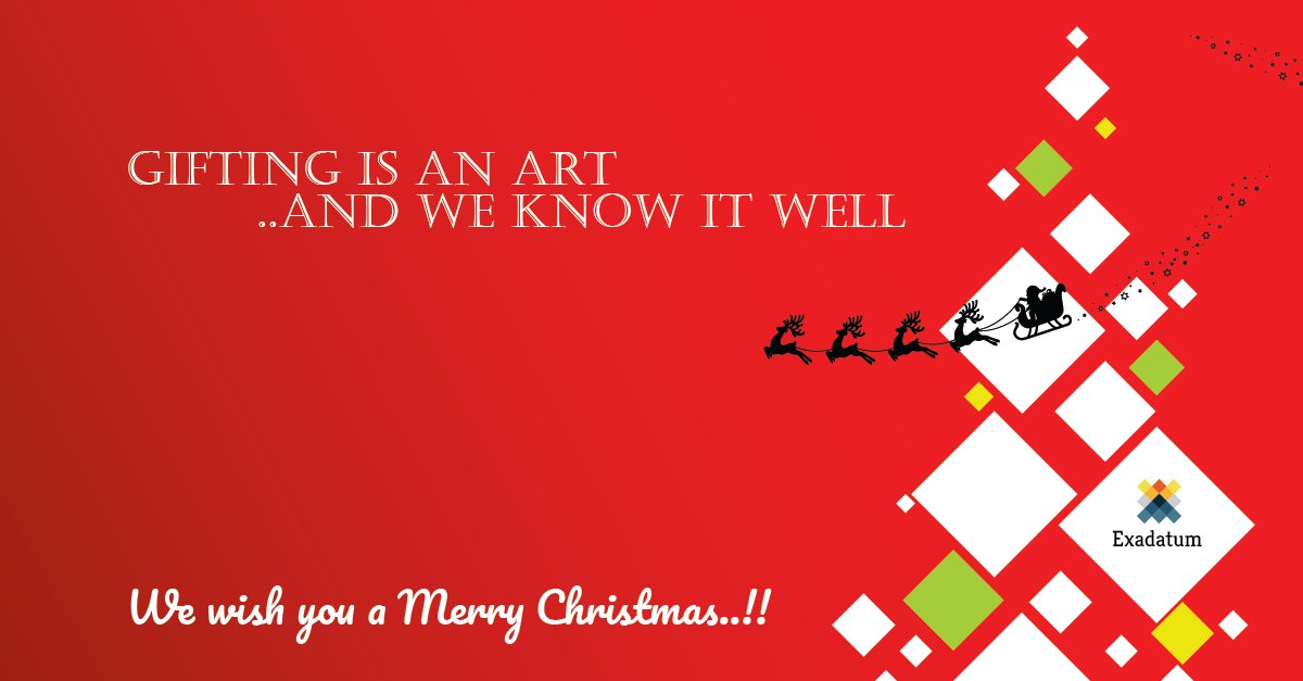 exadatum's tweet photo. Exadatum wishes all a Merry Christmas and a Happy New year. https://t.co/A8jq1ThBLt