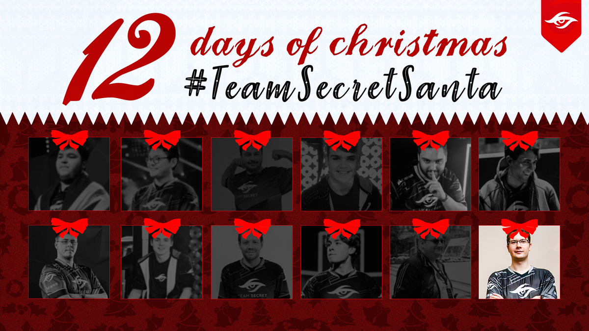teamsecret's tweet photo. #TeamSecretSanta π
| Day 1β£2β£| Our founder and #SecretDota captain, @CLEMENTINATOR wants to know: what is your one wish for Secret in 2019?
β
π Follow, RT, and give us your answer below! https://t.co/x7dIreiixj