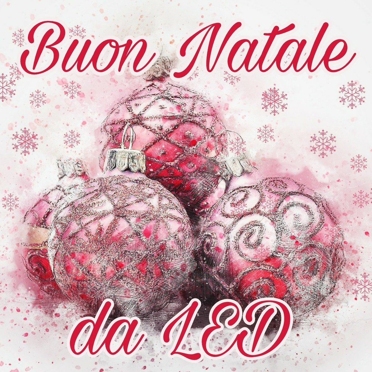 ellediLED's tweet image. Tantissimi auguri di un felice e sereno Natale a tutti da LED!!
•
#ellediled #LED #buonnatale #Christmas2018 #MerryChristmas #editing