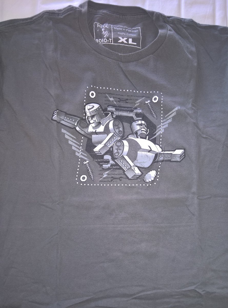 MarcoDalPino's tweet image. Today&apos;s T-shirt... #Robot #MEDC #DeveloperArt @IntelSoftware #Innovator #WindowsEmbedded