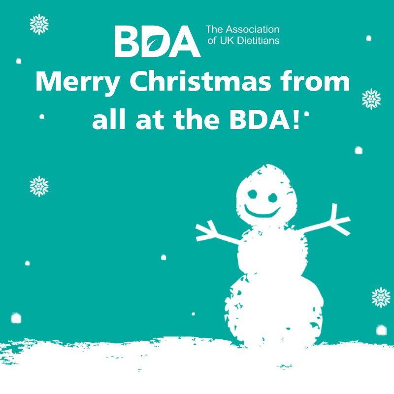 BDA_Dietitians's tweet photo. Merry Christmas from all at the BDA! We hope you have enjoyed our #foodfactsheet countdown, don’t forget if you want to take a look over the fact sheets again, then you can check them out here: https://t.co/gBCa2qU95Q. https://t.co/mQzDxGbeXt