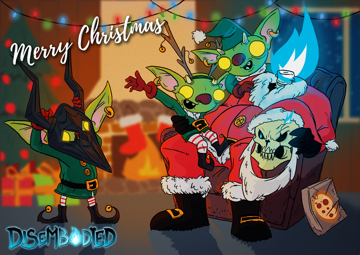 BerlinByTen's tweet photo. Yorick, Skeleton and our lovely Goblimps wish you all a Merry Christmas. 💀
Art by: @Guanchopum https://t.co/pQk9zXtzXp