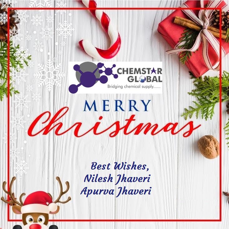 Wishing everyone &amp; their families a very #MerryChristmas 🎄 from Team <a href="/chemstarglobal/">Chemstar Global Products LLP</a> 😃
#chemstar #chemstarglobal #SpecialtyChemicals #SeasonsGreetings #JingleBells