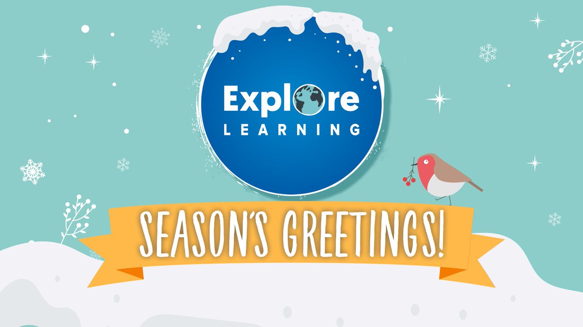 exploretutors's tweet photo. Season's greetings from everyone at Explore Learning! Have a lovely day 😊 #SeasonsGreetings https://t.co/HVYmRt7wZ9