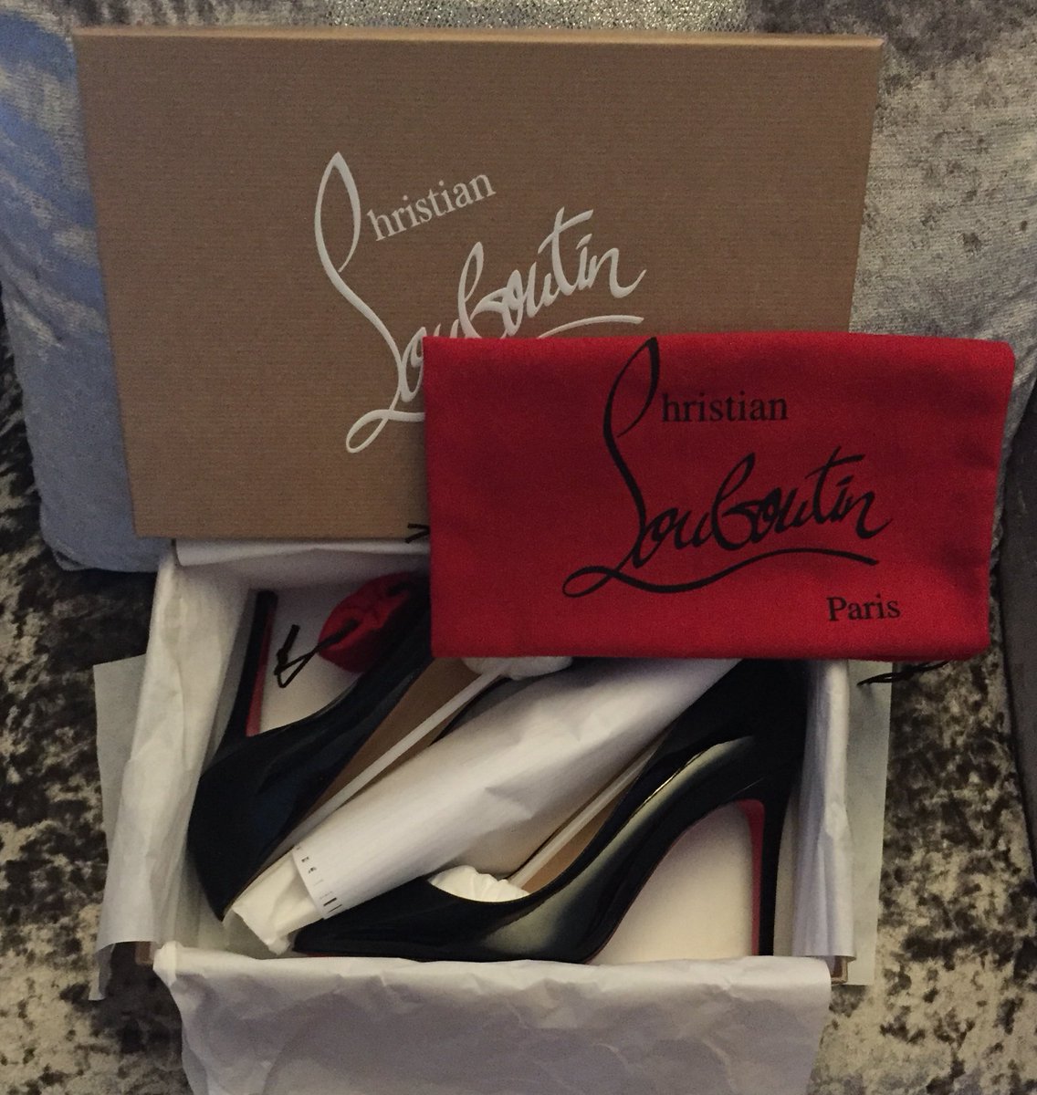 Oh Someone has been a good girl...👠👠Love them 💋💋💫 #louboutins #inlove #shoeheaven 😍😍💫💫💫