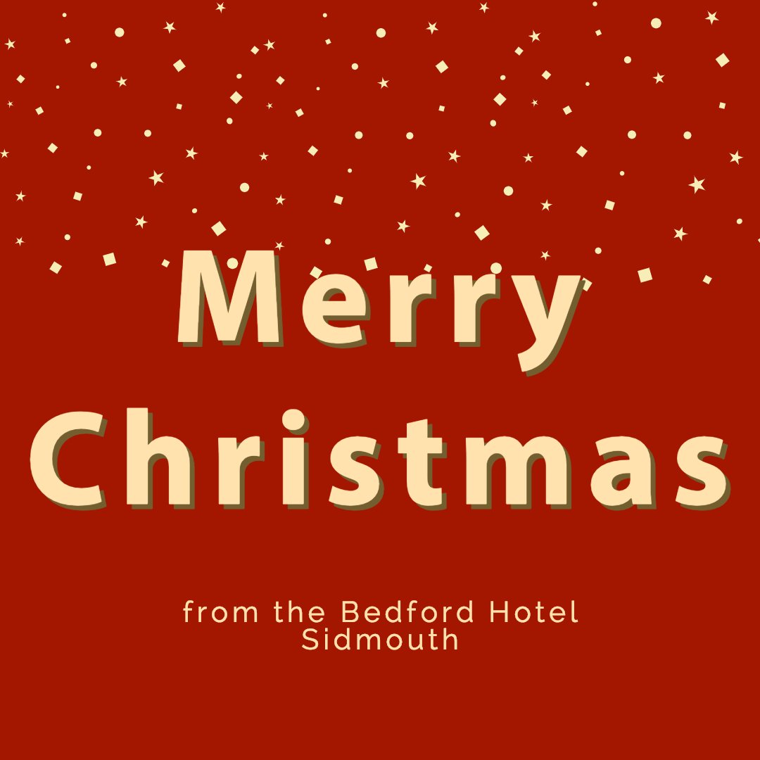 Merry Christmas from everyone here at the Bedford Hotel Sidmouth. We hope you have a fantastic day and we look forward to welcoming you again soon. 🎄🎅🍾