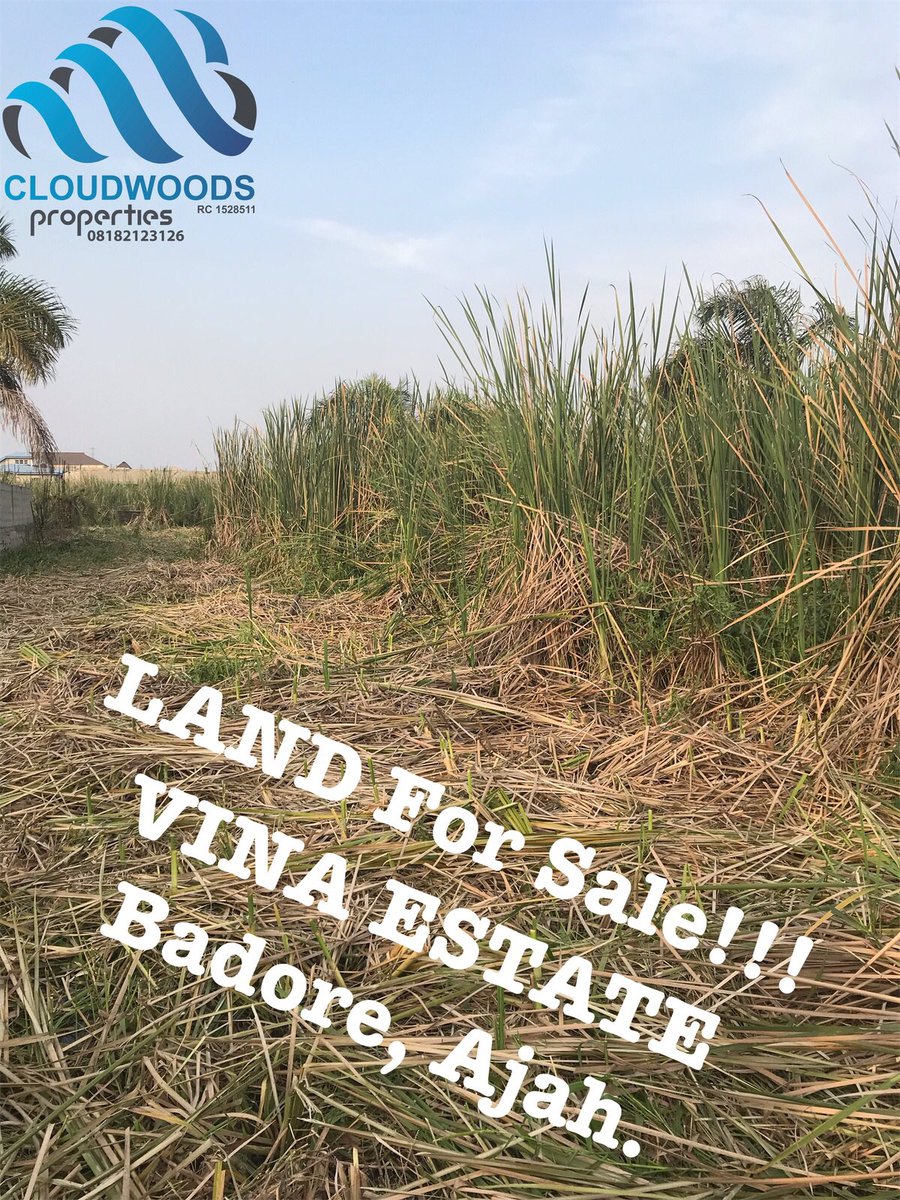 Cloudwoodsltd's tweet photo. LAND FOR SALE!!! Interested In landed properties around Ajah (Badore or Langbasa) feel free to contact us. Very attractive prices available now... πππ #cloudwoods #realestate #consultant #project #management #improvement #construction #autos #ajah #badore #langbasa https://t.co/7eYGRDTERF