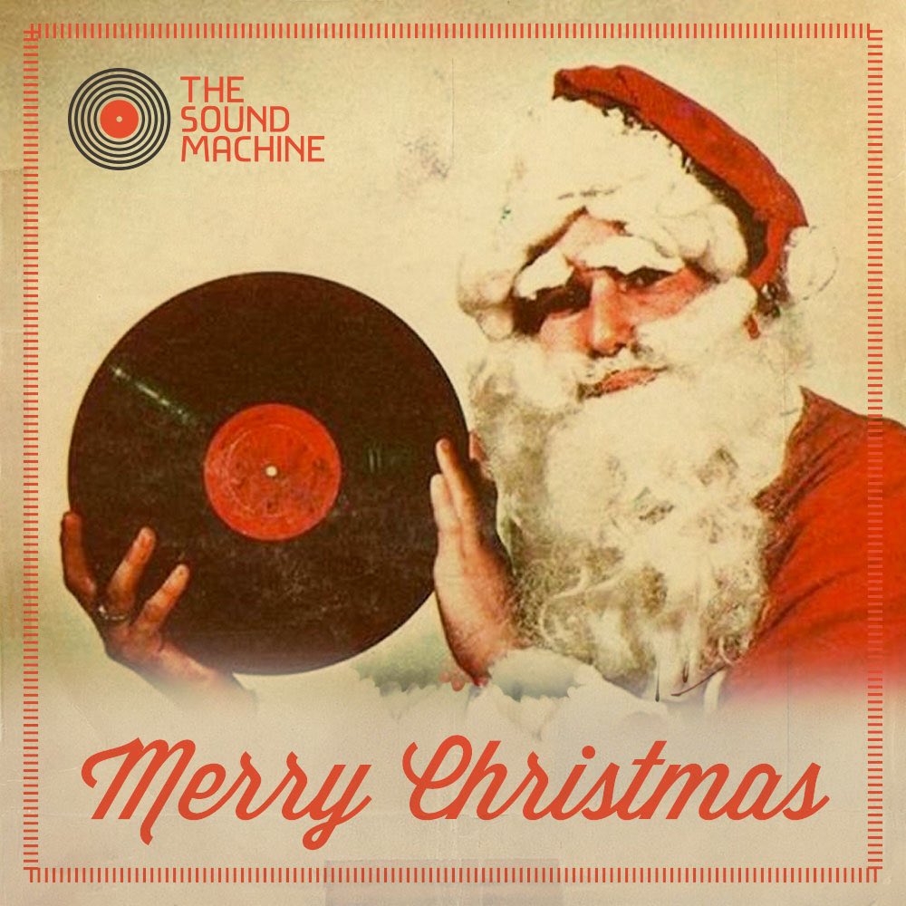 TheSoundMachine's tweet image. Merry Christmas from all of us at The Sound Machine! 🎄🎁 Peace, Love &amp;amp; Vinyl ⚫️ #fortheloveofvinyl