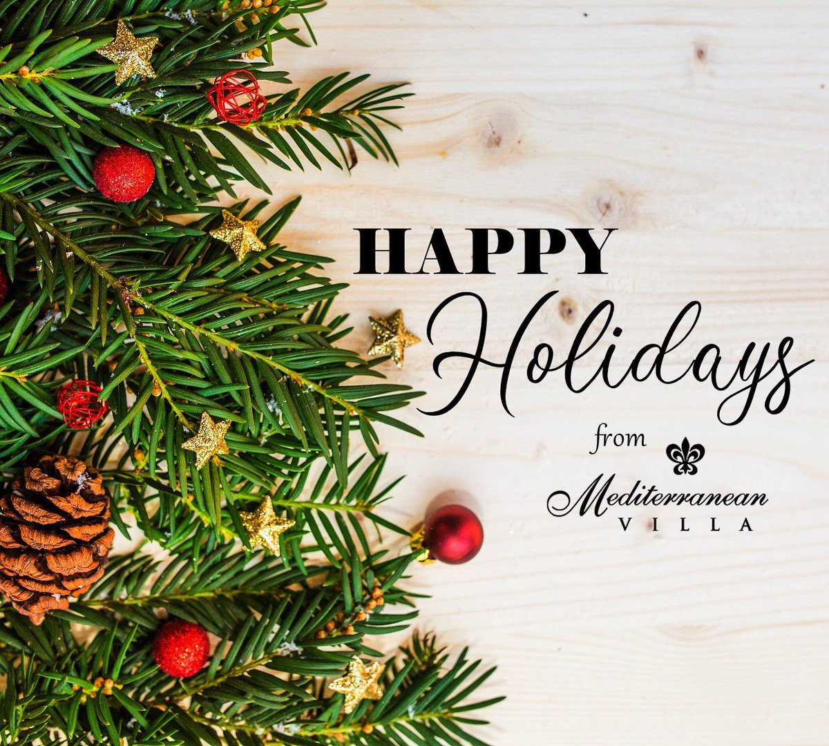 We would like to send you our warmest wishes for this holiday season and the new year! Happy Holidays! #happyholidays #seasonsgreetings #merrychristmas #mediterraneanvilla #mymvwedding #weddingvenue #weddingplanning #eventvenue #eventspace #dfw #dallas #arlington #fortworth