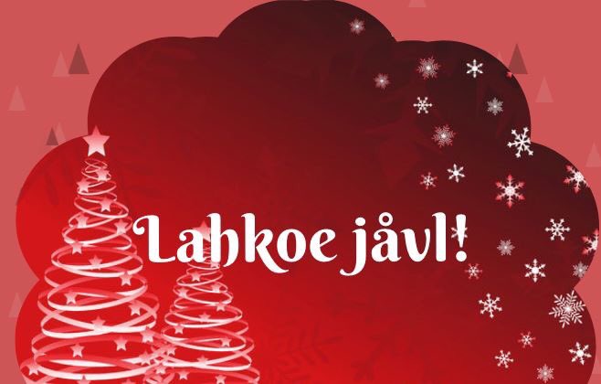 EuroMinLang's tweet photo. #MerryChristmas in #Saami
Lahkoe jåvl! #SouthernSaami
#Europeminoritylanguages https://t.co/ug0BWJjTg8