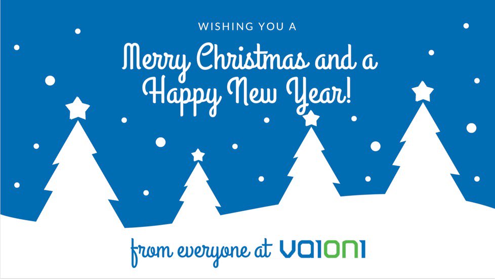 vaioni's tweet image. Merry Christmas and a Happy New Year from Everyone at Vaioni!
#ExtraordinaryChristmas #Christmas2018 #NetworkOperator
