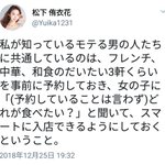 え？レストランの予約をドタキャンするような男がモテるの？w