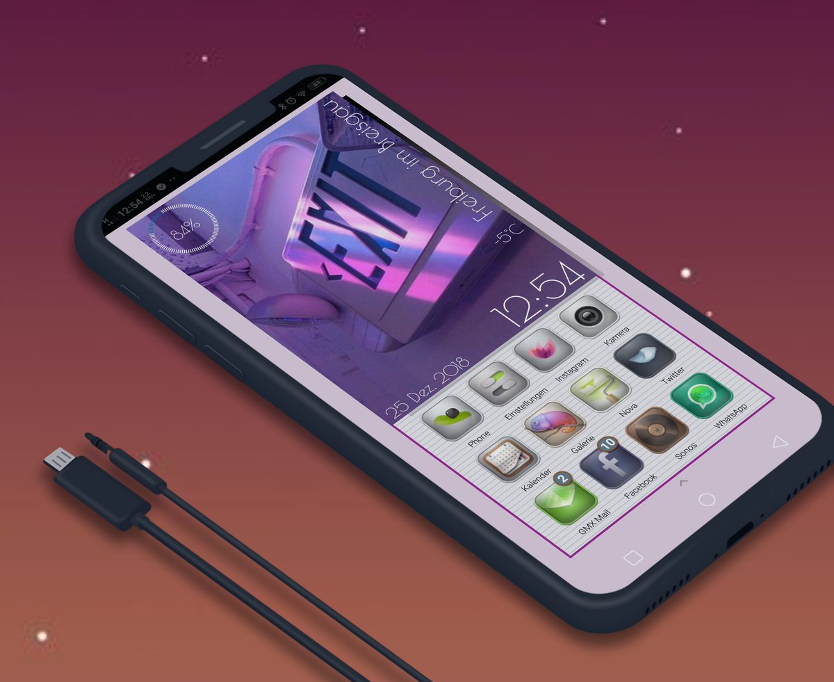iPhonic4's tweet photo. Today setup 
Self-made klwp 
Icons #lightofnight by @hames67_94 
HiShoot template by @pin_069 https://t.co/yaWMzJhK1r