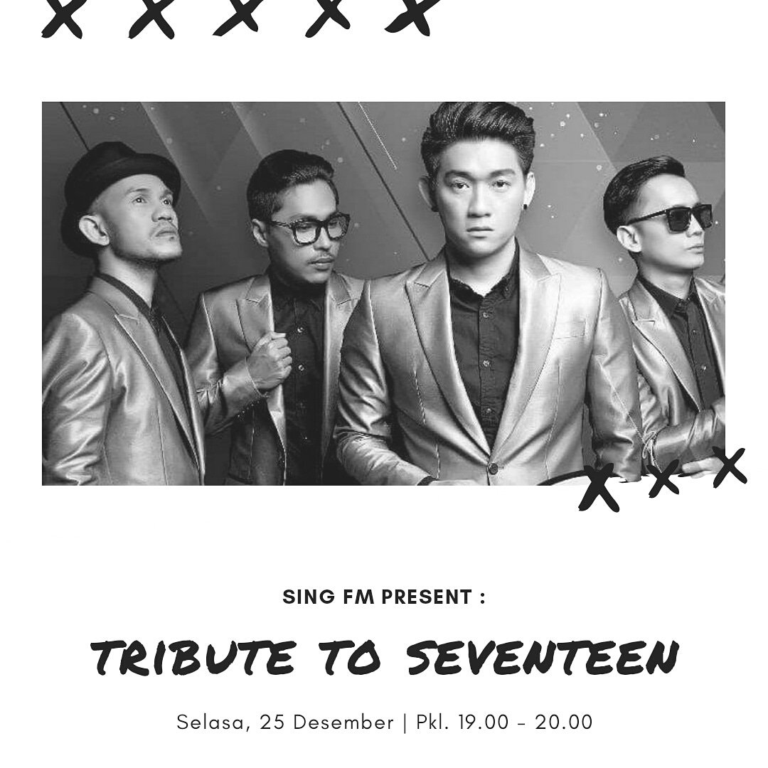 OfficialSINGFM's tweet image. 1 Jam kedepan kita lagi #Tributetoseventeen nih Mitra SingFM! Lagu dari @SeventeenBand yang jadi favorit kamu apa sih? | #IndoREQUEST