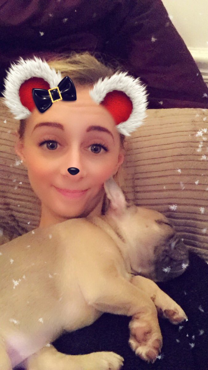 SarahNapper's tweet image. Christmas appears to be a bit overwhelming for someone... 🎄🐶🎅🏼