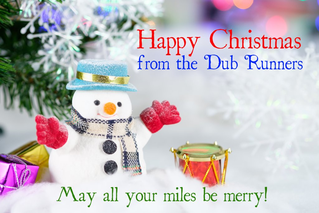 thedubrunners's tweet photo. #DubsDo Christmas! Happy Christmas to all the #DubRunners far and wide out there - may all your #MilesBeMerry! Time for a #feast and maybe the off #parkrun! https://t.co/MTU0qbX6HY