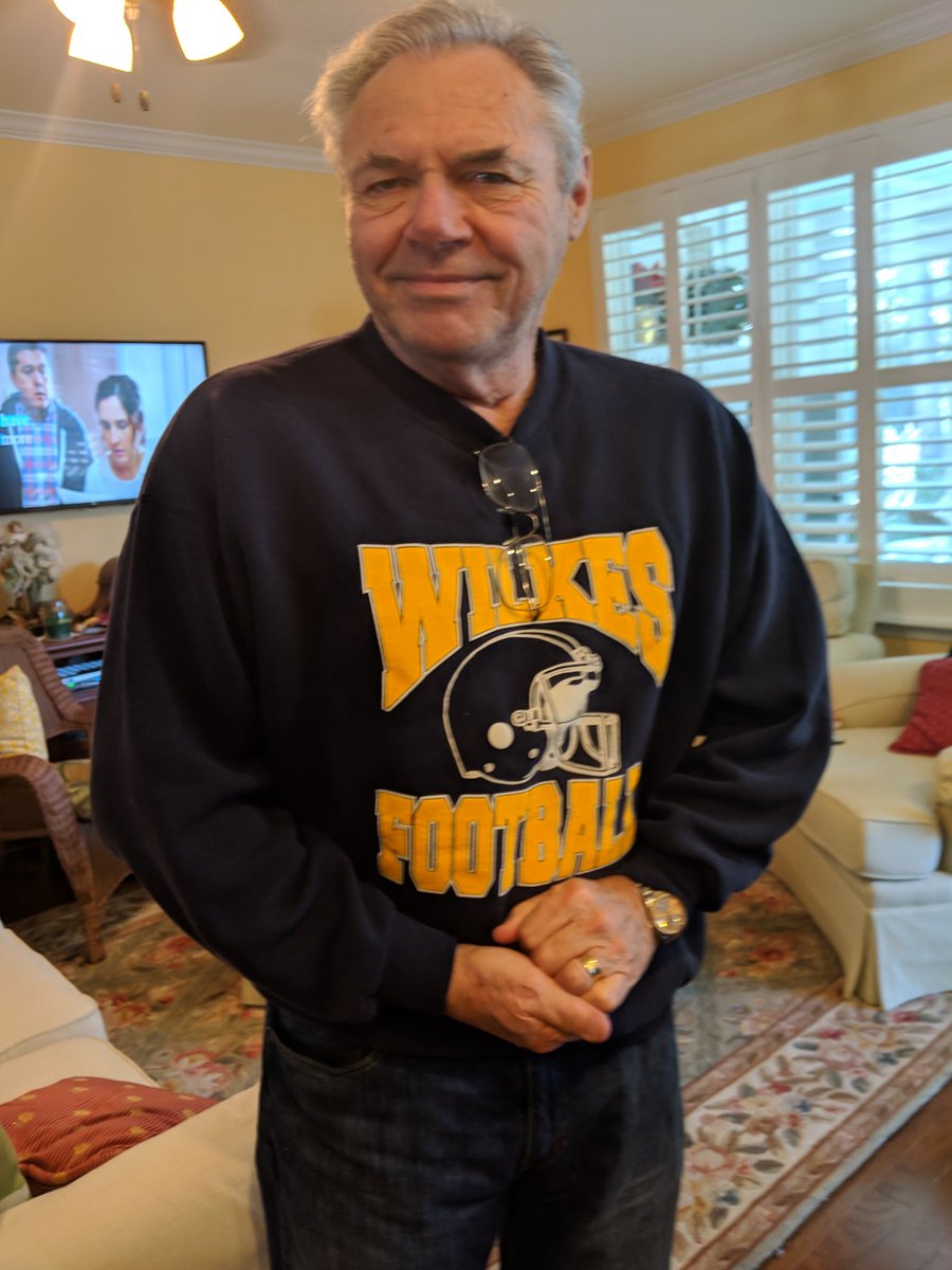 @CoachDrach My old man rockin his @WilkesFootball sweatshirt from '99 #WilkesU #ECACChamps #OldSchool