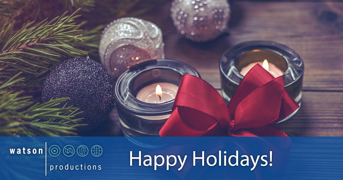 Happy Holidays from Watson Productions!
#holiday