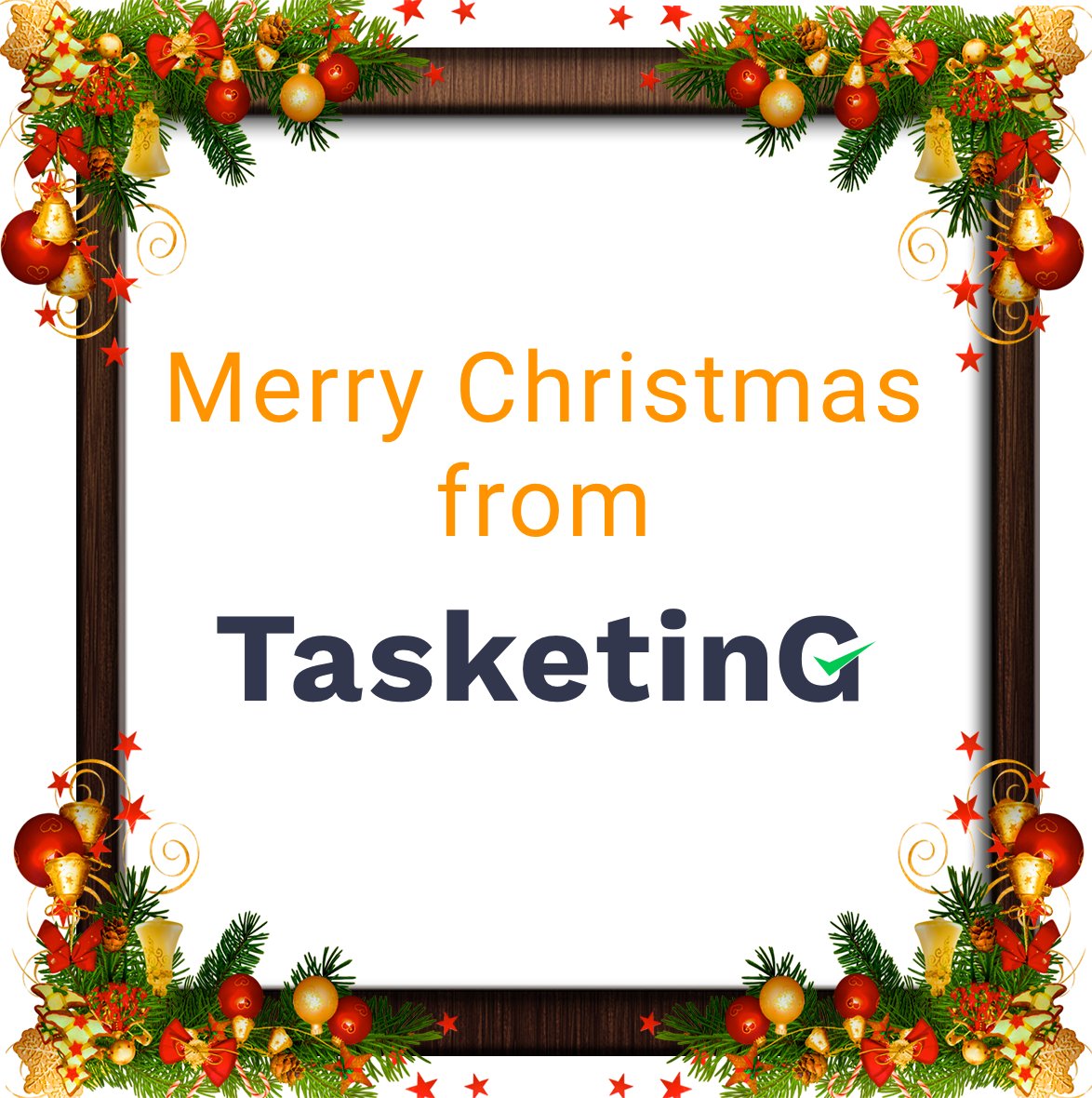 tasketing's tweet photo. Merry Christmas Everyone!🥰🤗 #Christmas #ChristmasFun #christmastime #ChristmasSpirit https://t.co/PCRkZtLlmN