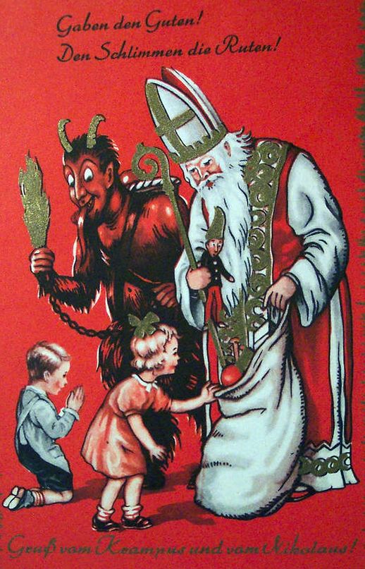 muradcobanoglu's tweet image. Avusturya yerel inancında Noel&apos;de yaramazlık yapan çocuklara kötülük yaptığına inanılan Noel Baba&apos;nın kötücül ikizi Krampus