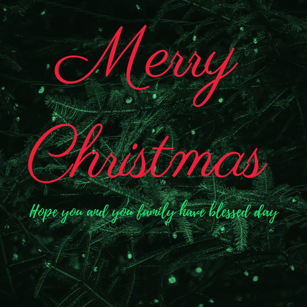 Merry  Christmas,  have blessed day drinking eggnog or coco with your family member snugged up in ugly sweater while the jinggly bells ring and kisses under mistoe