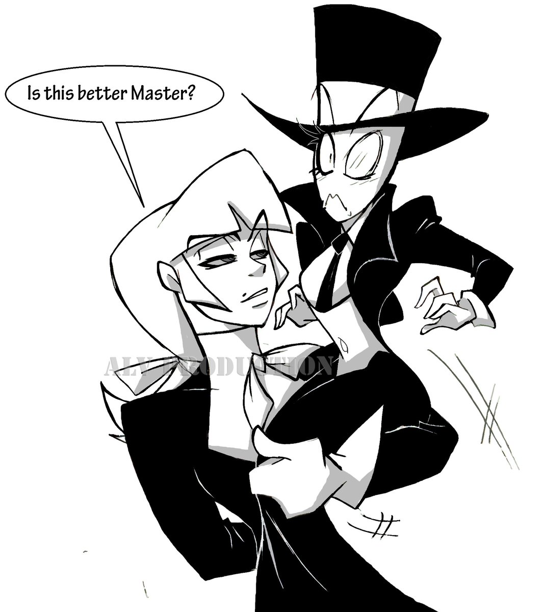 ALVWhitefox89's tweet photo. Yes!!! I'm so happy this was asked! It was a challenge but one I love to try! Now if #RoseThornFire had her #gender_bender he'd be named #Hemlock ThornFire and of course #BlackHat would be #LadyHat . #Villainous #fanart #oc #butler #fancomic https://t.co/iViI8DuzS9