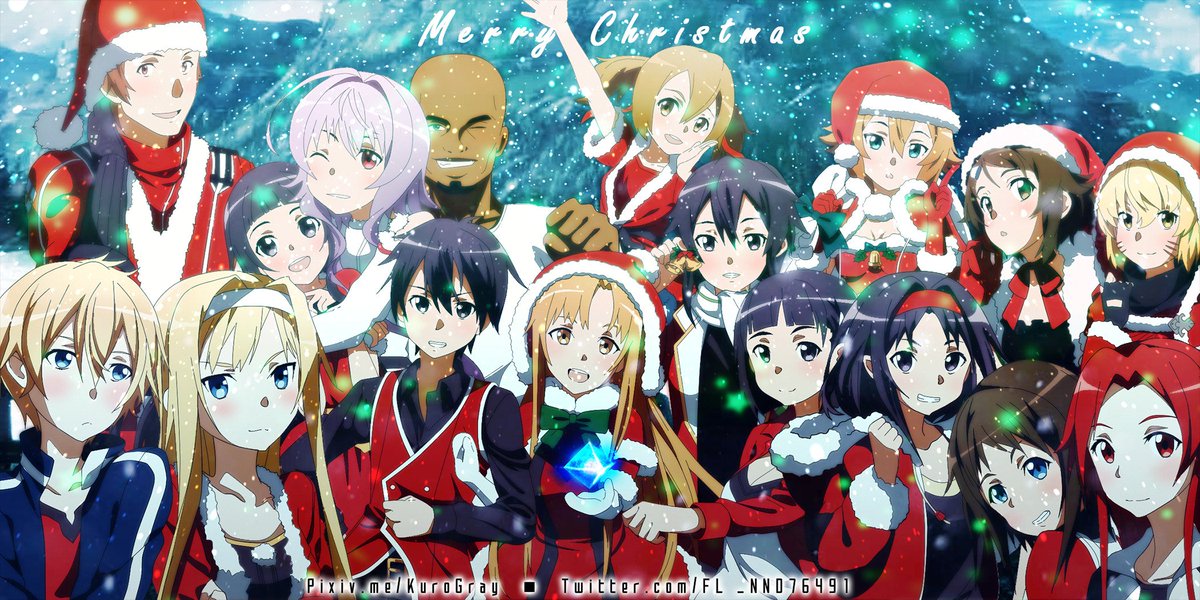 Sao Wikia The Sao Wiki Would Like To Wish Everyone A Merry Christmas We Hope That You Will Find As Much Love As Kirito And Asuna Have Will Maintain Friendships