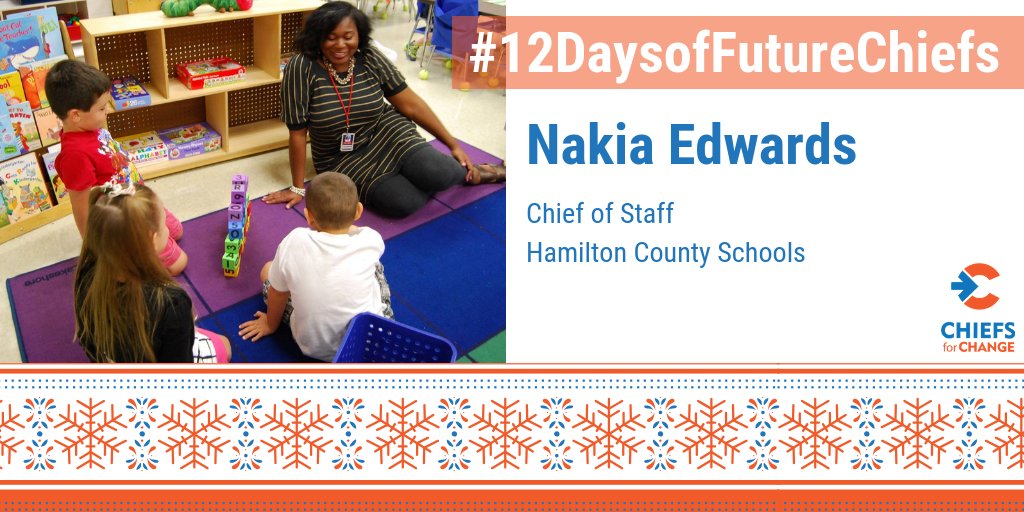 chiefsforchange's tweet photo. Take a minute this Christmas to get to know @TNakiaT, chief of staff at @hamcoschools: https://t.co/2R0Nlx9nJf #12DaysofFutureChiefs https://t.co/S7vWG0KWFX