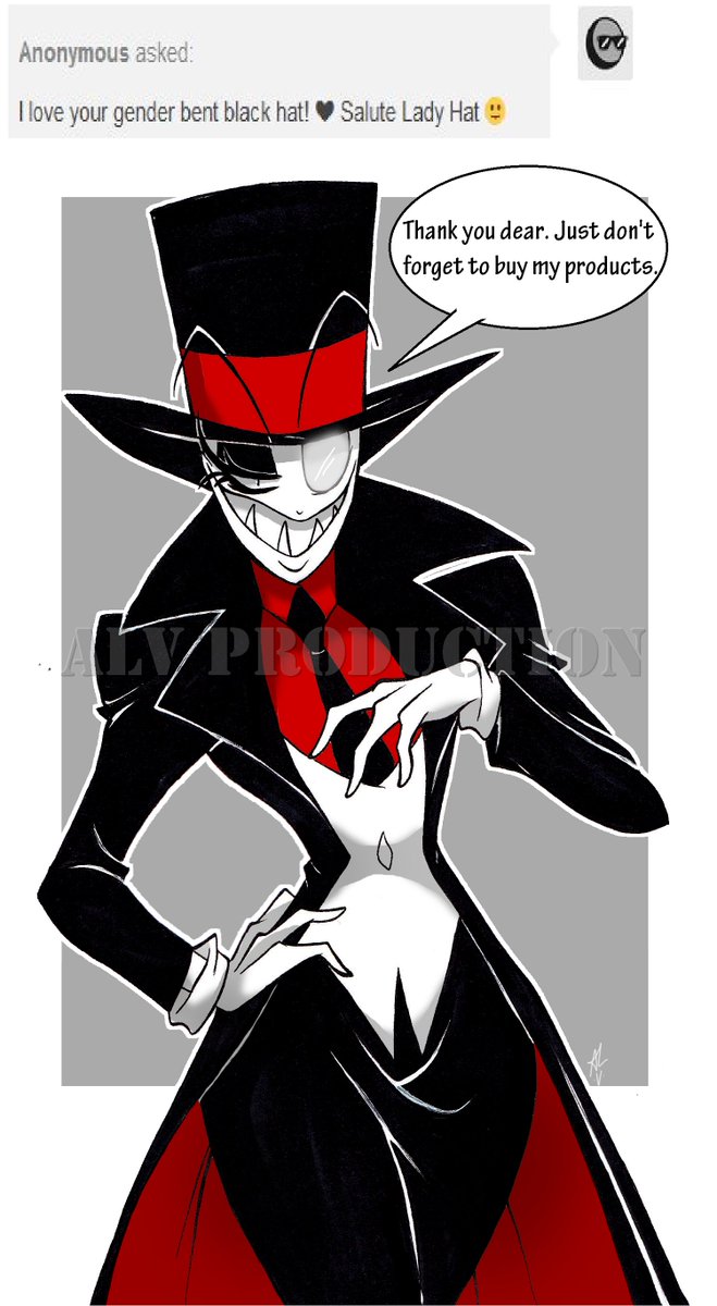 ALVWhitefox89's tweet photo. Here are some more #LadyHat with replays for her.
#Villainous #fanart #genderbend #BlackHat https://t.co/XPDAOEGf3v