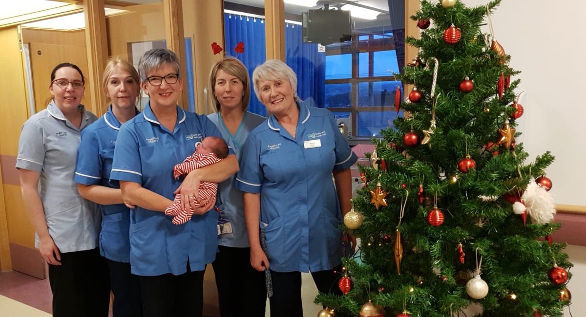 WesternHSCTrust's tweet photo. A few special deliveries today at Altnagevlin π πΆ Well done to our maternity staff on duty today at both hospitals. #WT12DaysOfChristmas https://t.co/4DqjiF3P7u