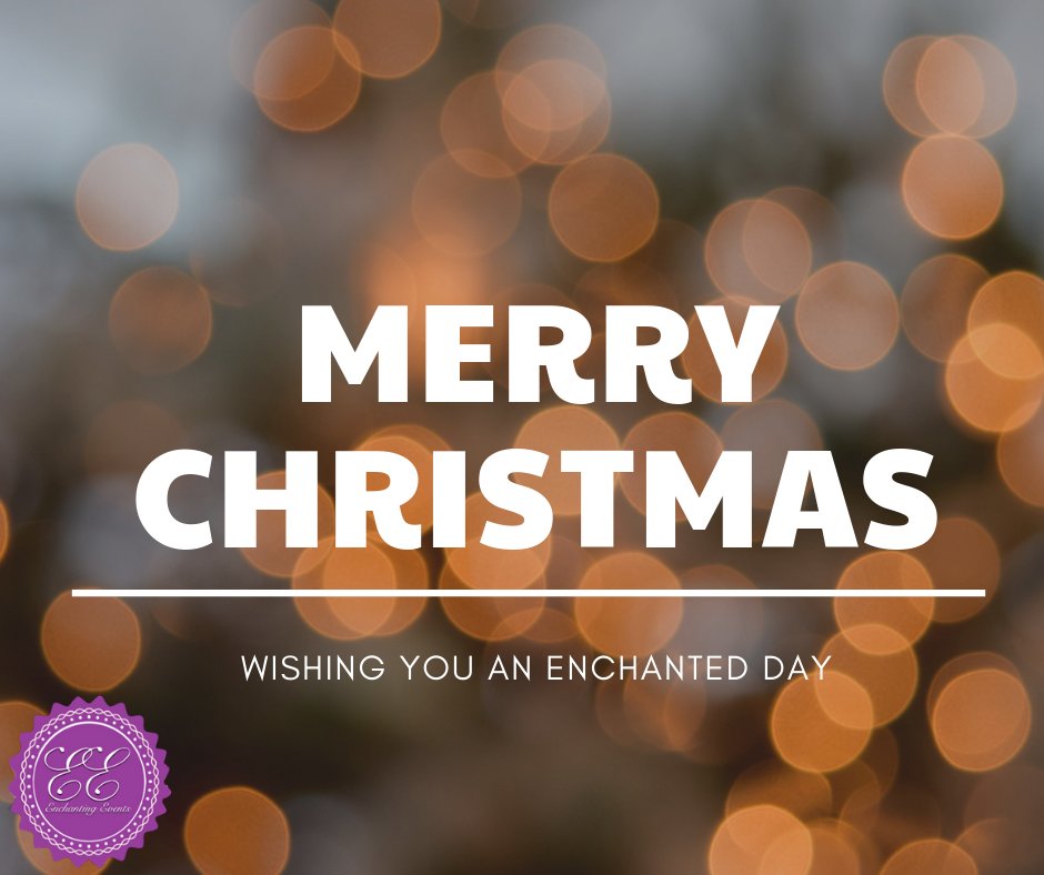 EventEnchanting's tweet photo. From our Enchanting family to yours, wishing you a very Merry Christmas! #MerryChristmas https://t.co/hwpmMqCOLy
