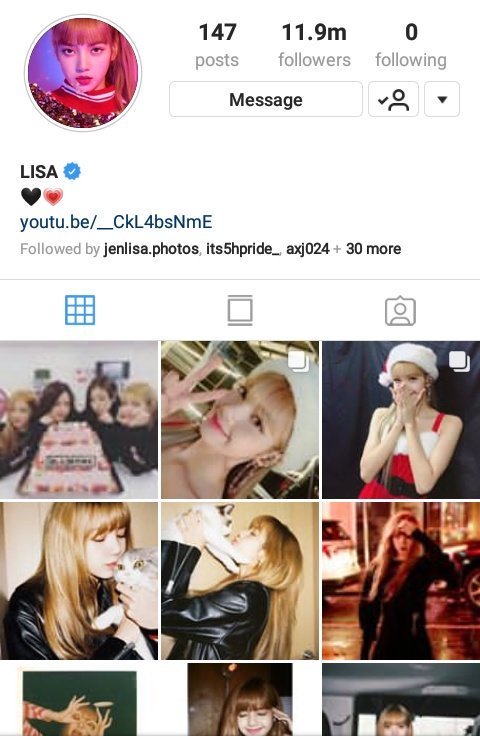 mi luna on twitter blackpink ig followers 12 25 18 lisa jennie rose jisoo blackpink - jennie ig followers