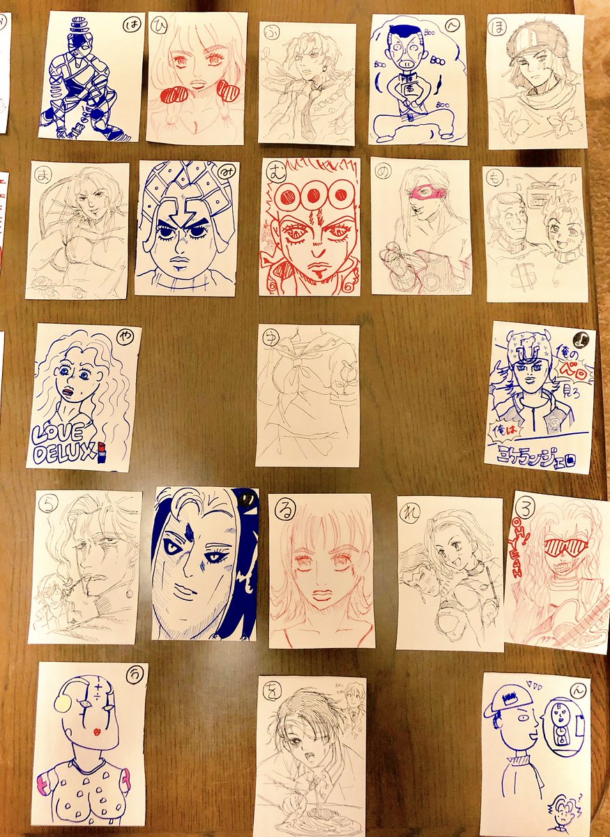 ジョジョのカルタを作りました!読み札分かるかな? 