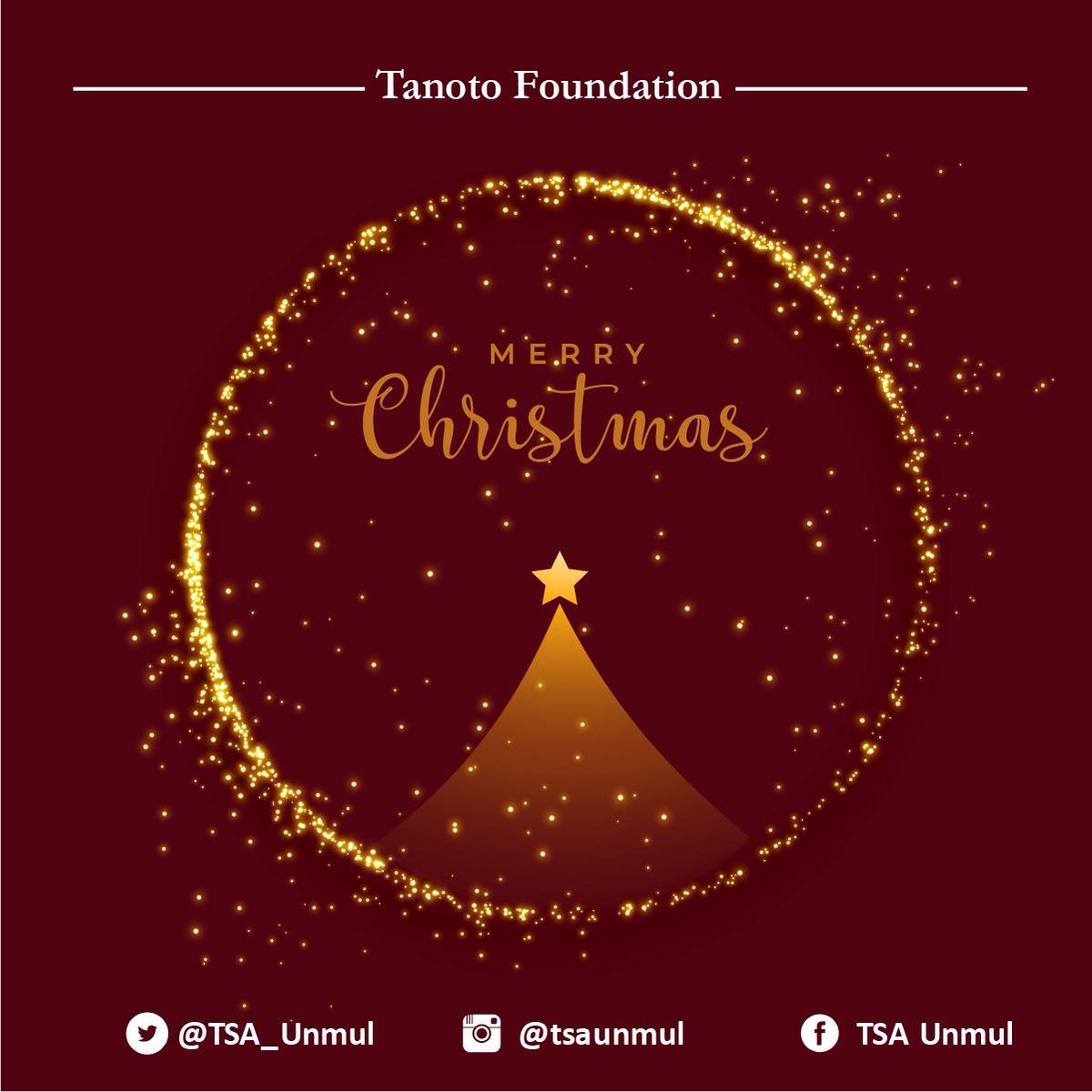[ Merry Christmas ]
.
Hai T,friends
Christmas time everyone! Hohohow
Christmas is a beautiful time of the year. It's a time to celebrate the birth of Christ! We know God sent His Son into this world to save us from our sins What a wonderful love! #tanotoscholars <a href="/tanotoeducation/">Tanoto Foundation</a>